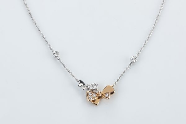 蝶語．項鍊《雙彩結系列》Butterfly twittering Necklace